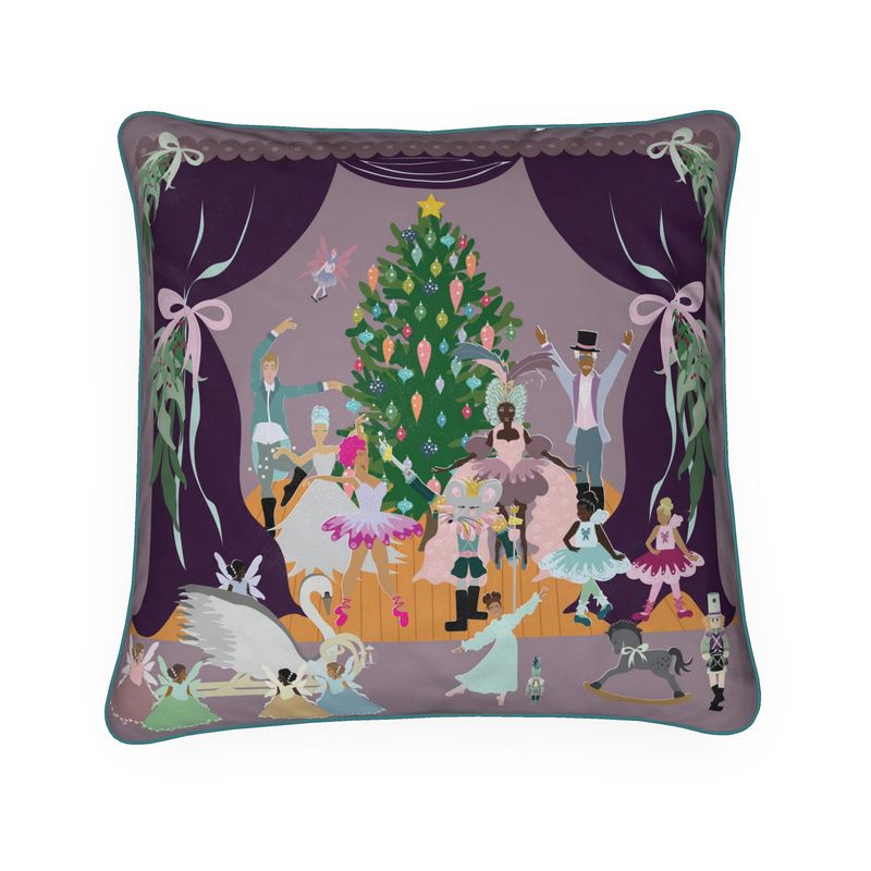 Large Seasonal Nutcracker Cushion